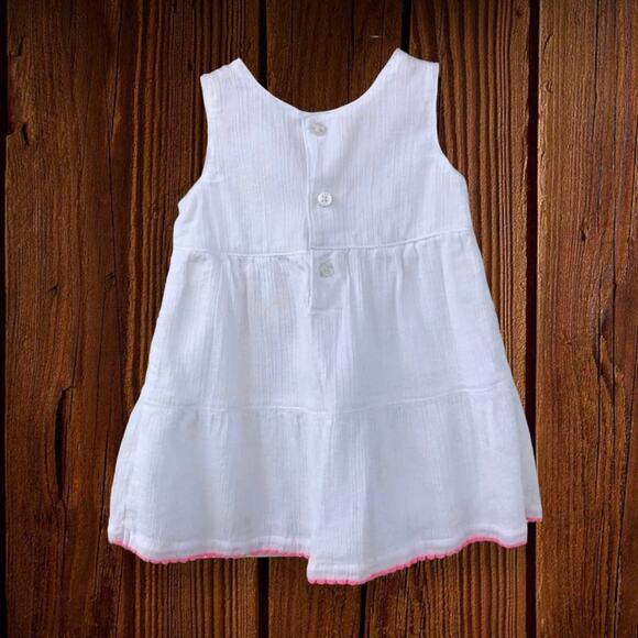 Carter’s embroidered boho gauze dress 12 months - Picture 3 of 6